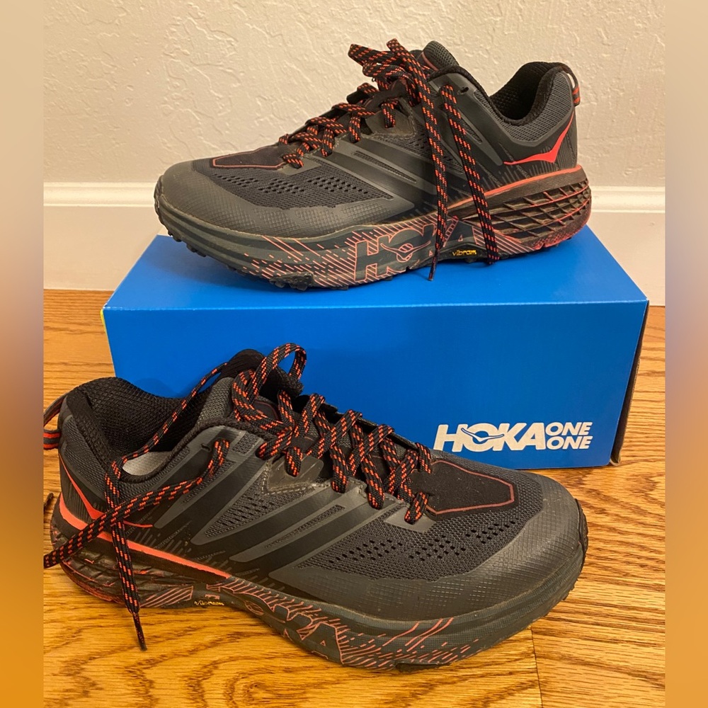 HOKA speedgoat trail runners. Women's size 8.5